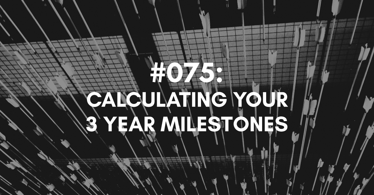 3 Year Milestones - Reverse Goal Setting Process