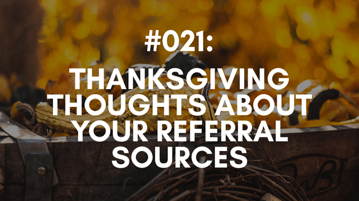 Referral Sources and holiday cards